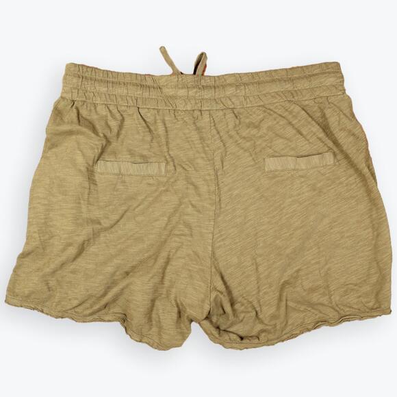 Bobi LA Olive Green Knit Distressed Hem Shorts M NWT - Picture 2 of 9